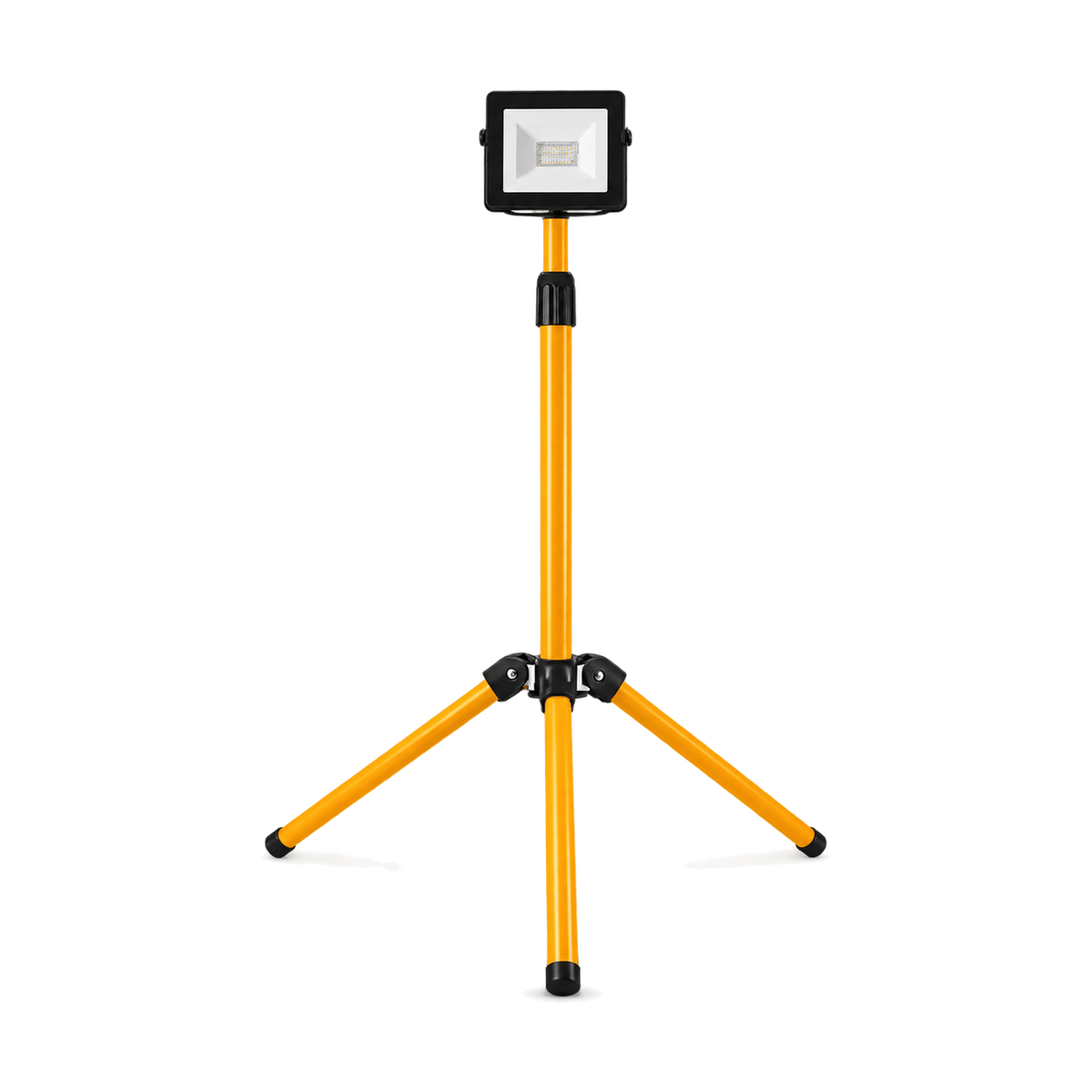20W 12V single-head portable LED tripod floodlight on white background