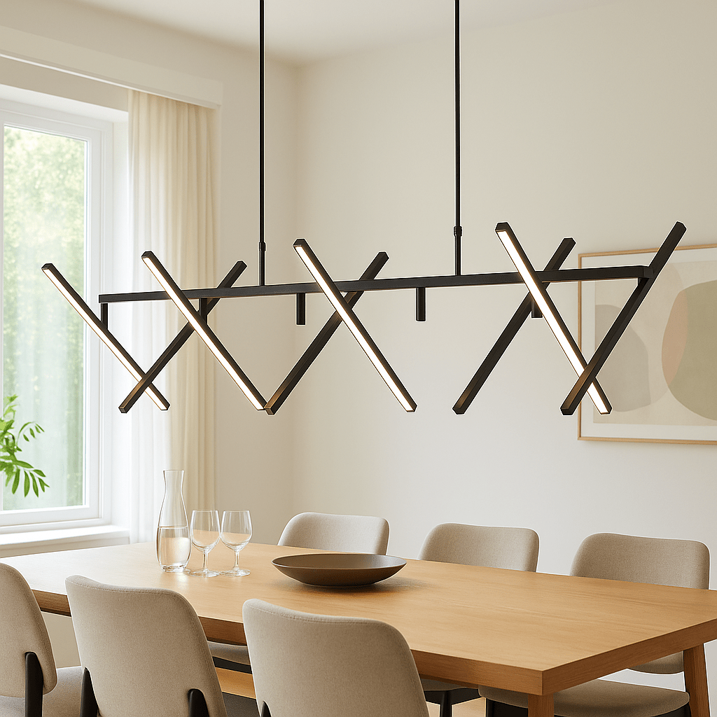 Sand Black LED Pendant with Moveable Arms Ã¢â‚¬â€œ 32W 3-CCT