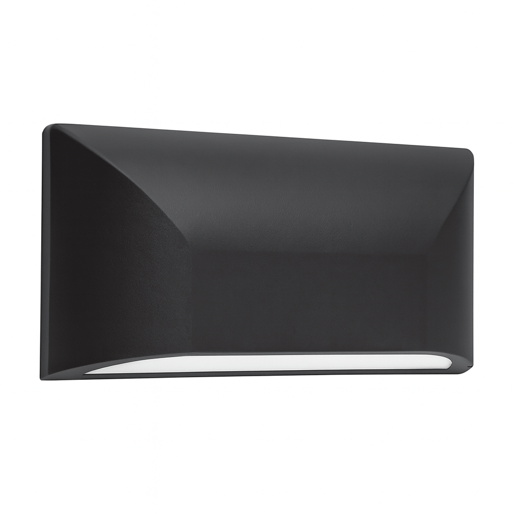 UNA Black LED Outdoor Wall Light - CCT