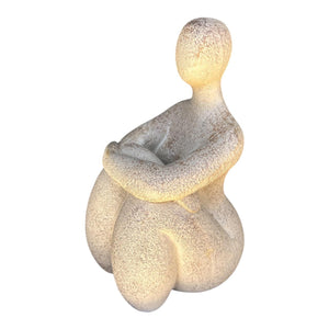 Figurine Craft - Brown Plus Size Lady Resting product image