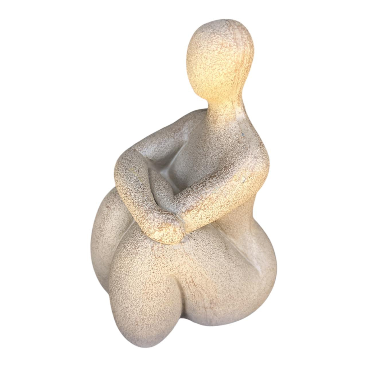 Figurine Craft - Brown Plus Size Lady Resting product image
