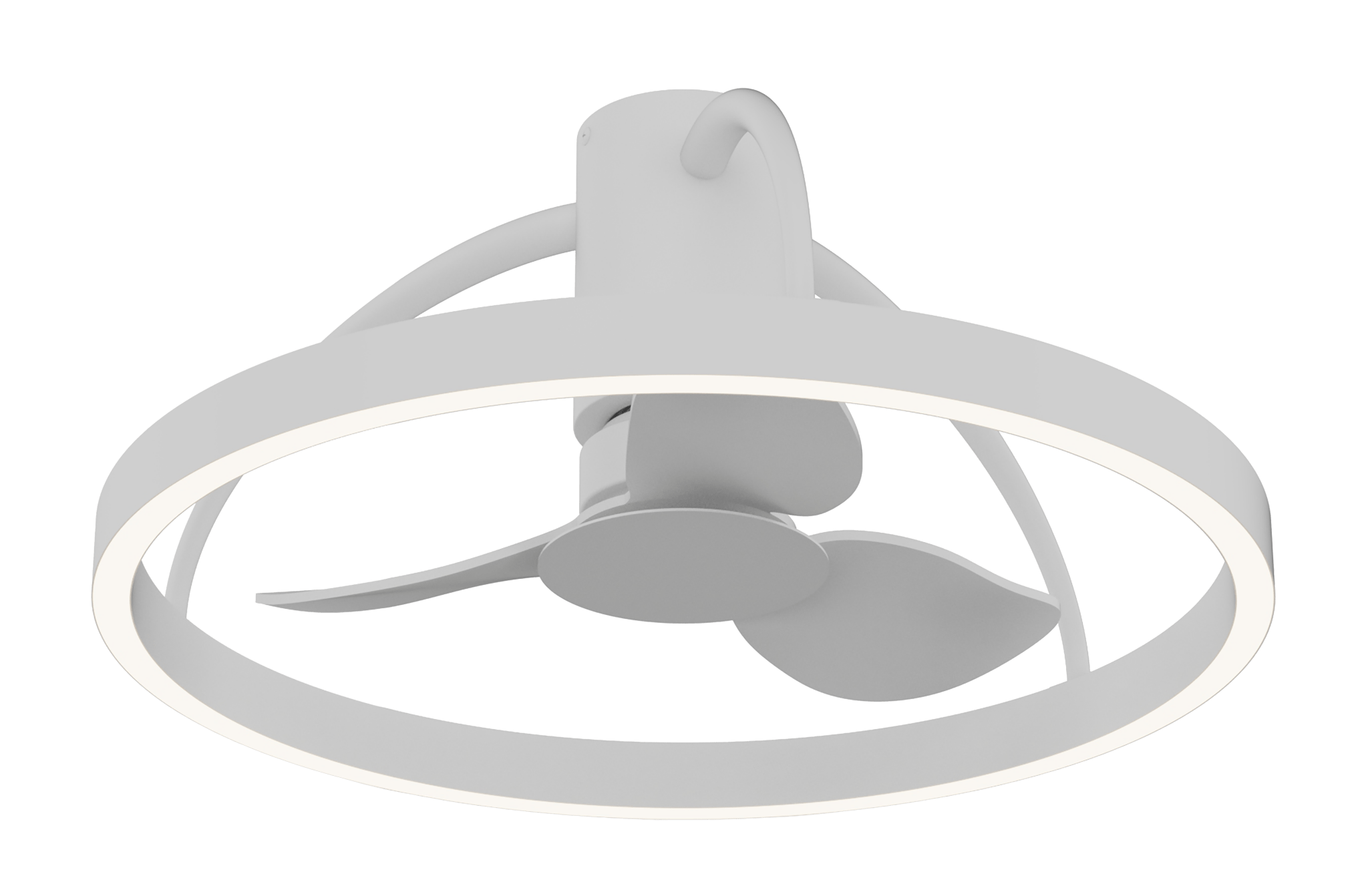 Modern White 60cm LED Ceiling Fan