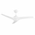 Mach One White Ceiling Fan with Light Remote Control