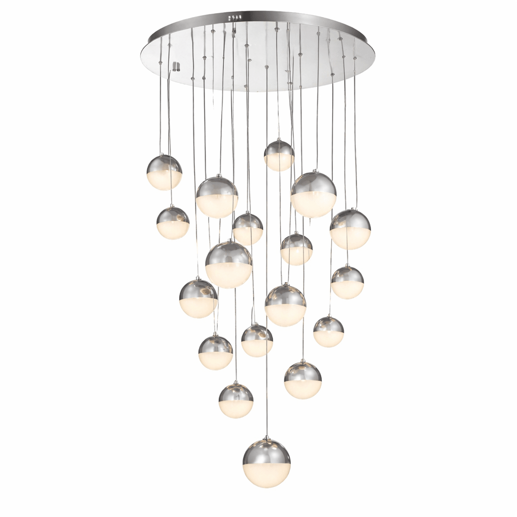Stainless Steel & Acrylic Pendant 600mm (CCT Adjustable)