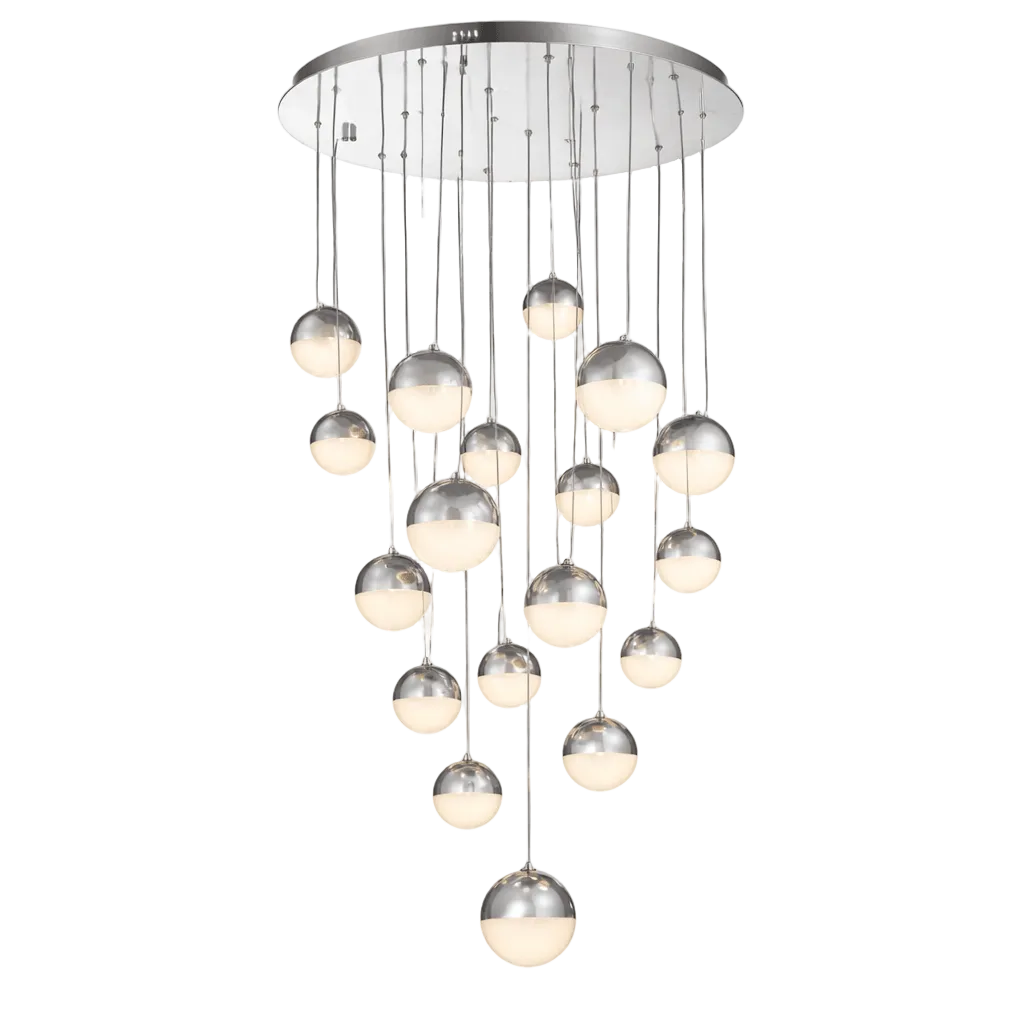 Stainless Steel & Acrylic Pendant 600mm (CCT Adjustable)