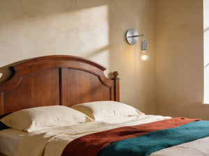Trend Plain Wall Light - Satin Chrome lifestyle composition 3