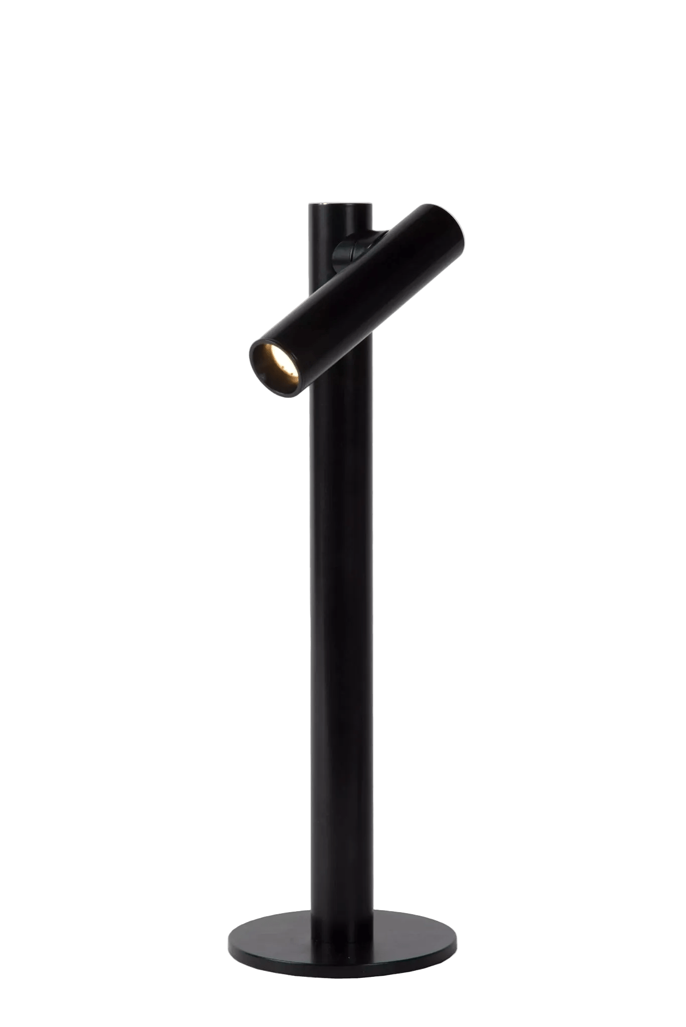 Zoom Rechargeable Black Table Lamp