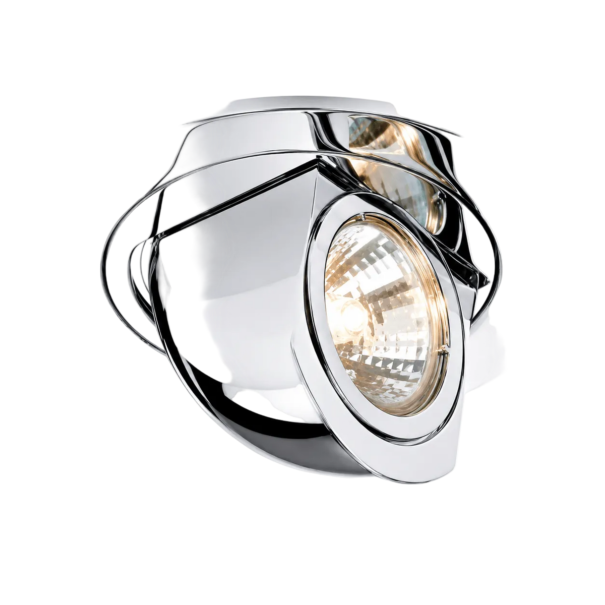 Downlight Holder - Chrome Tilt & Rotate