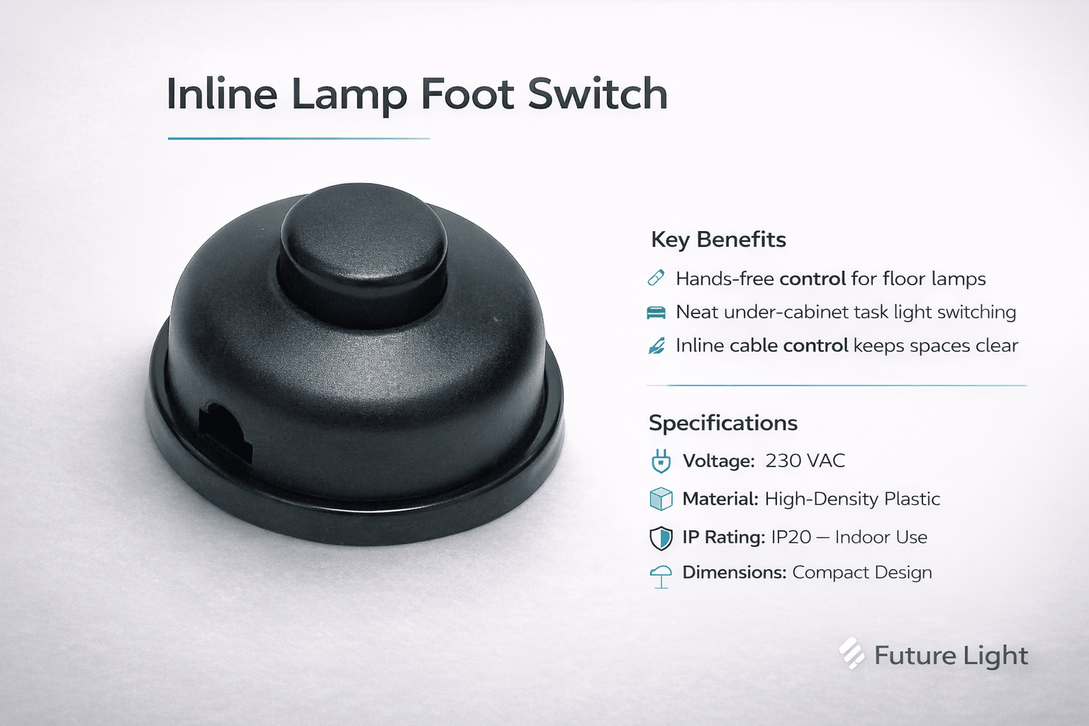 Inline Lamp Foot Switch