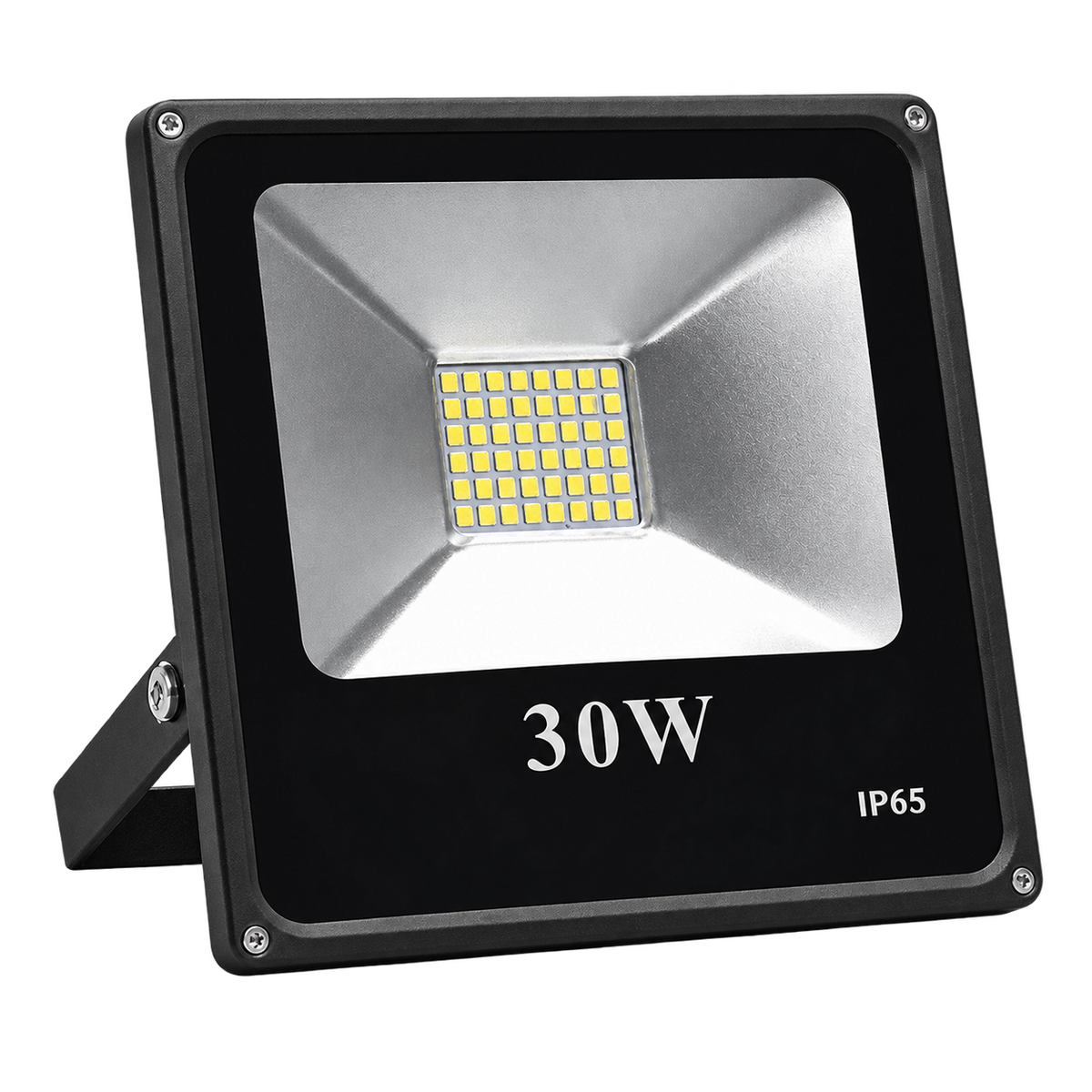 30W flood light — transparent background, 1254 × 1254