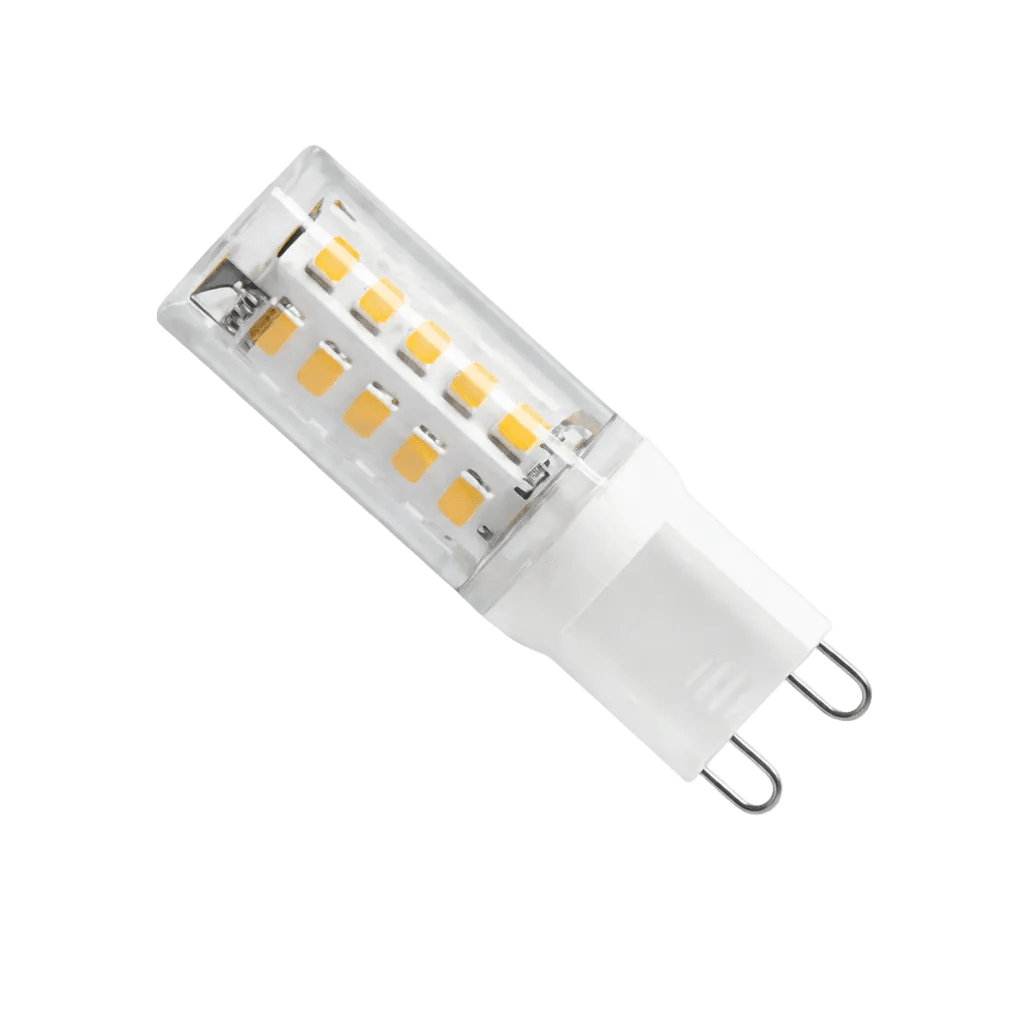 3W Dimmable White LED Bulb – G9, 3000K Warm White
