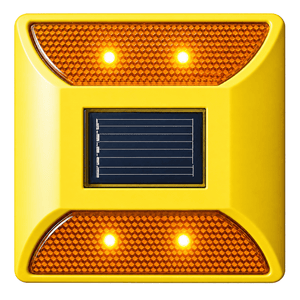 Solar road stud — white background, 1254 × 1254