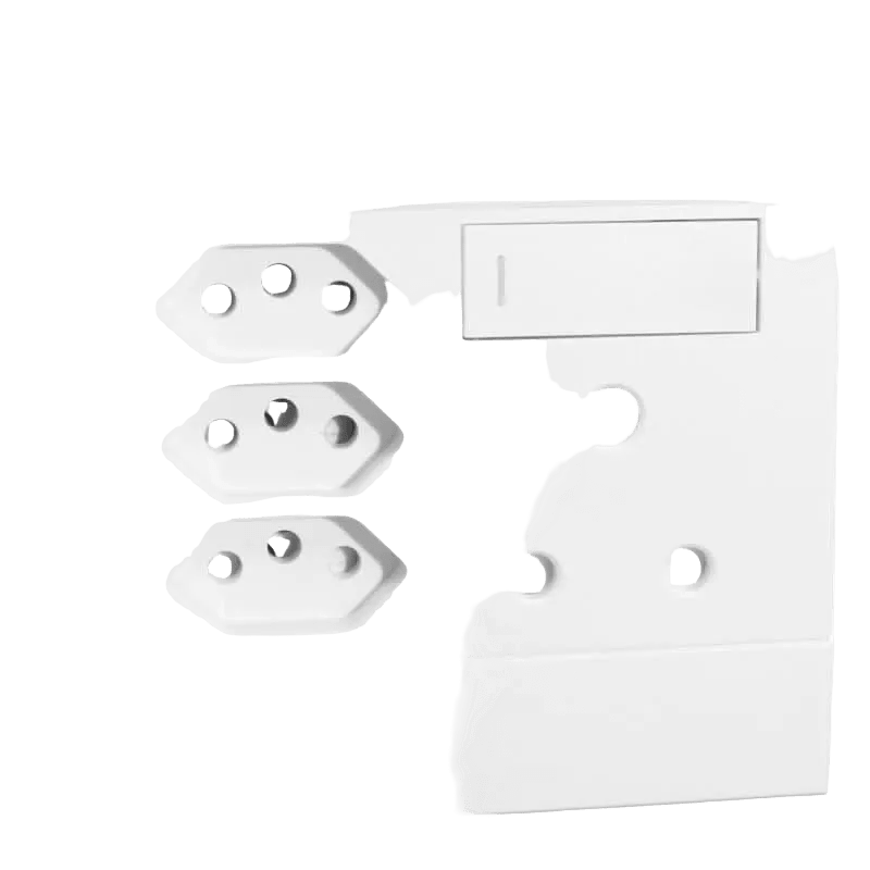 Veti 2 - White 3 x New RSA, 1 x 16A Socket - Switched