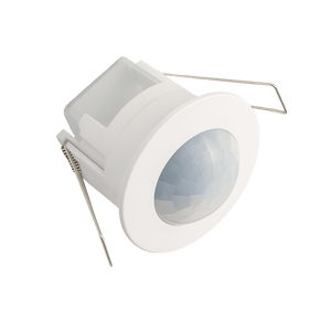 White recessed motion sensor