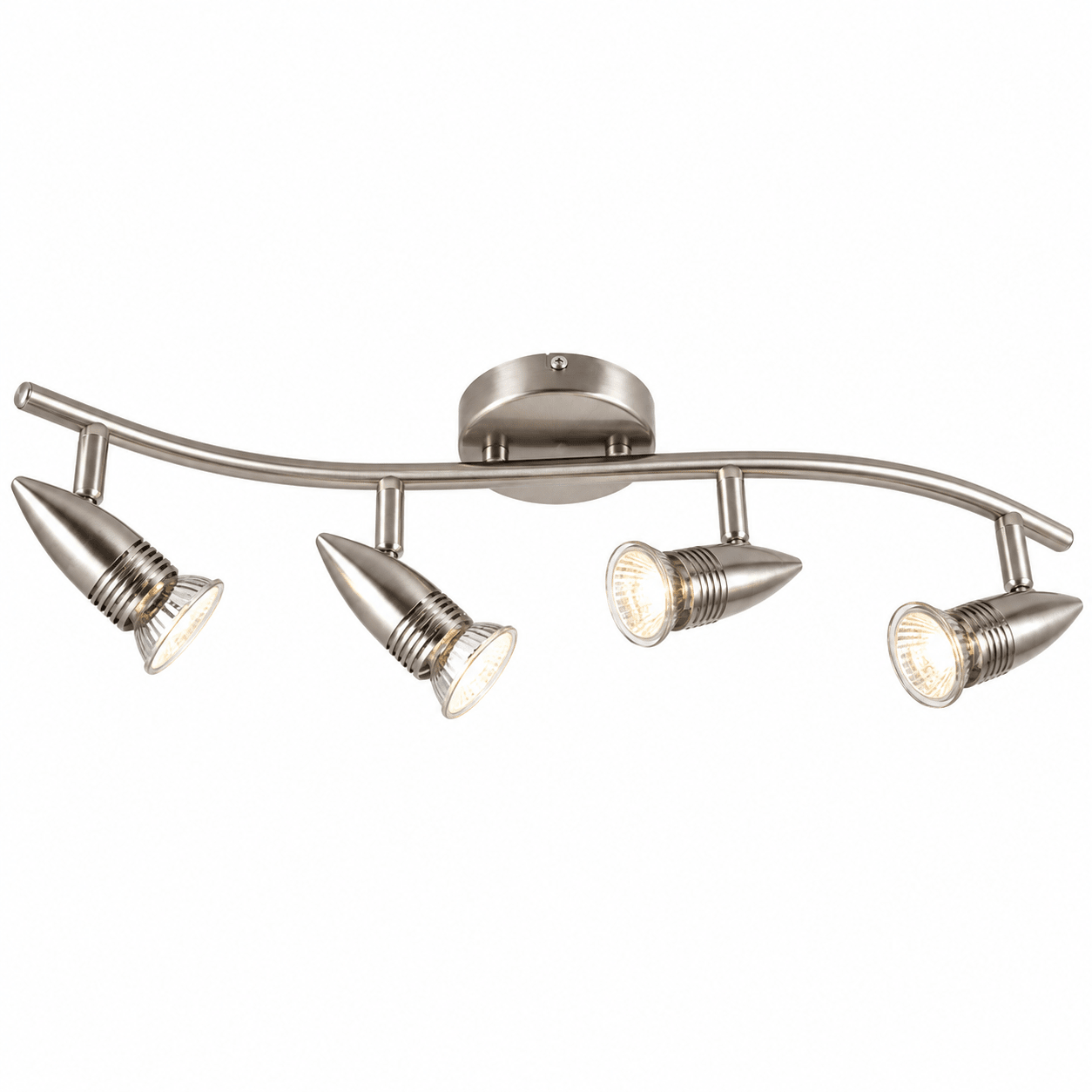 4 Light Satin Chrome Spotlight