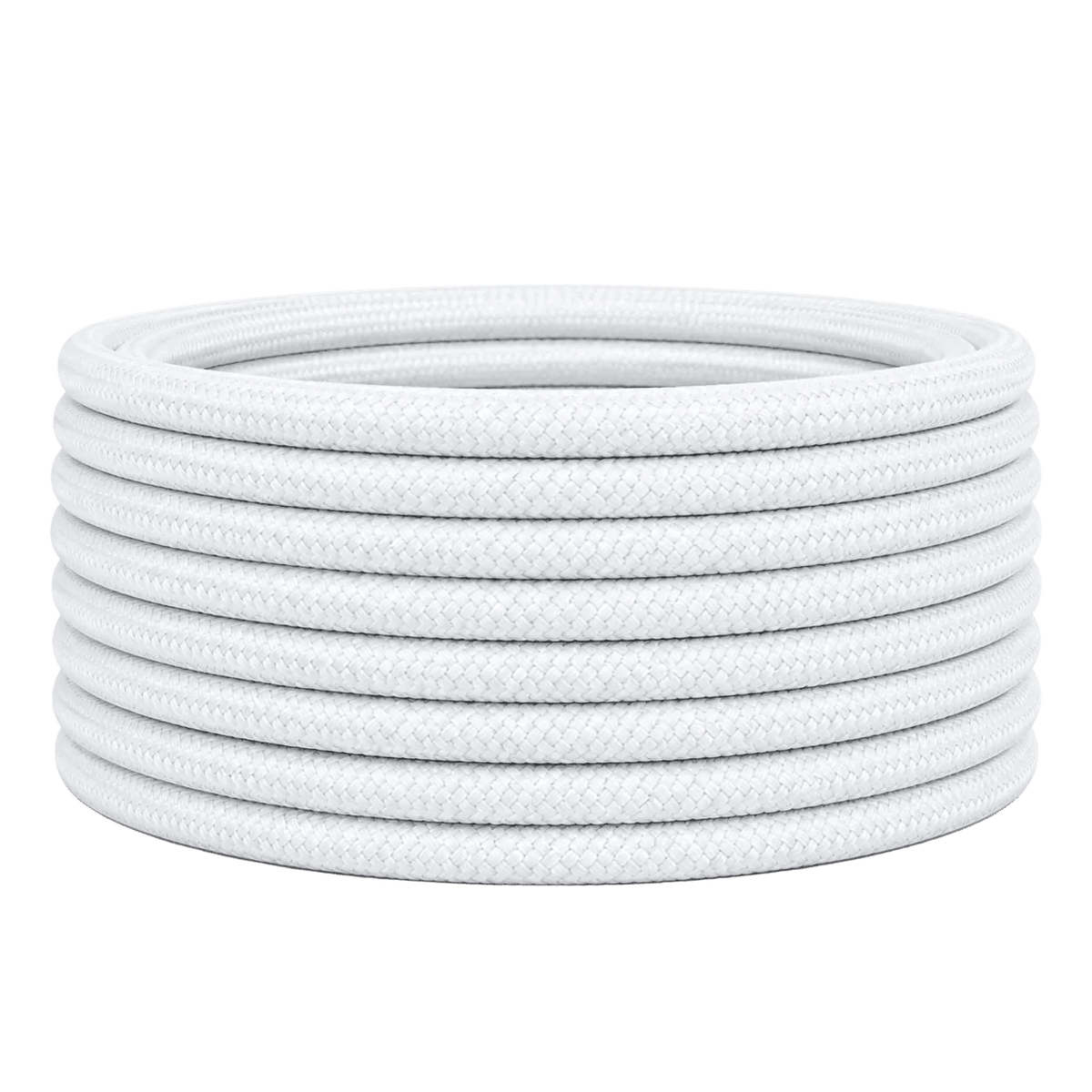 2 Core Fabric Cable (10m) - White