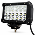 LED work light with black casing on a white background