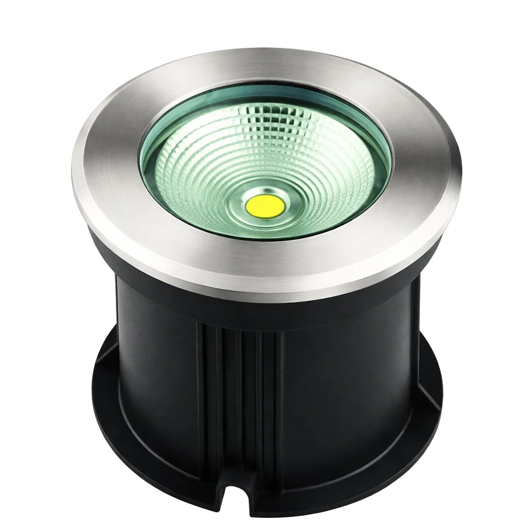 LED Ground Light - 10 Watt Round (IP67) - Cool White (5000K)