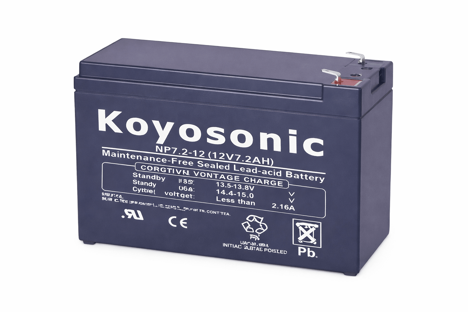 Rechargeable Batteries 12V - 4.5 AH / 7.2 AH / 12 AH