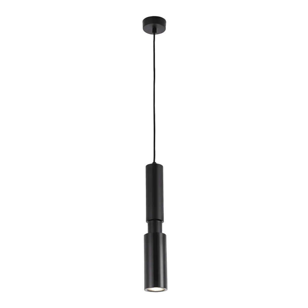 Swag Marble Black Pendant Light
