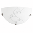 Decorative Wall Light - Frosted Glass, Chrome Clips