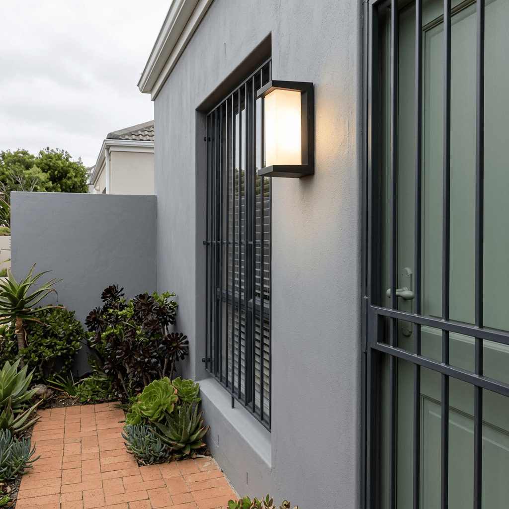Warm White LED Coastal Outdoor Wall Light ABS IP54