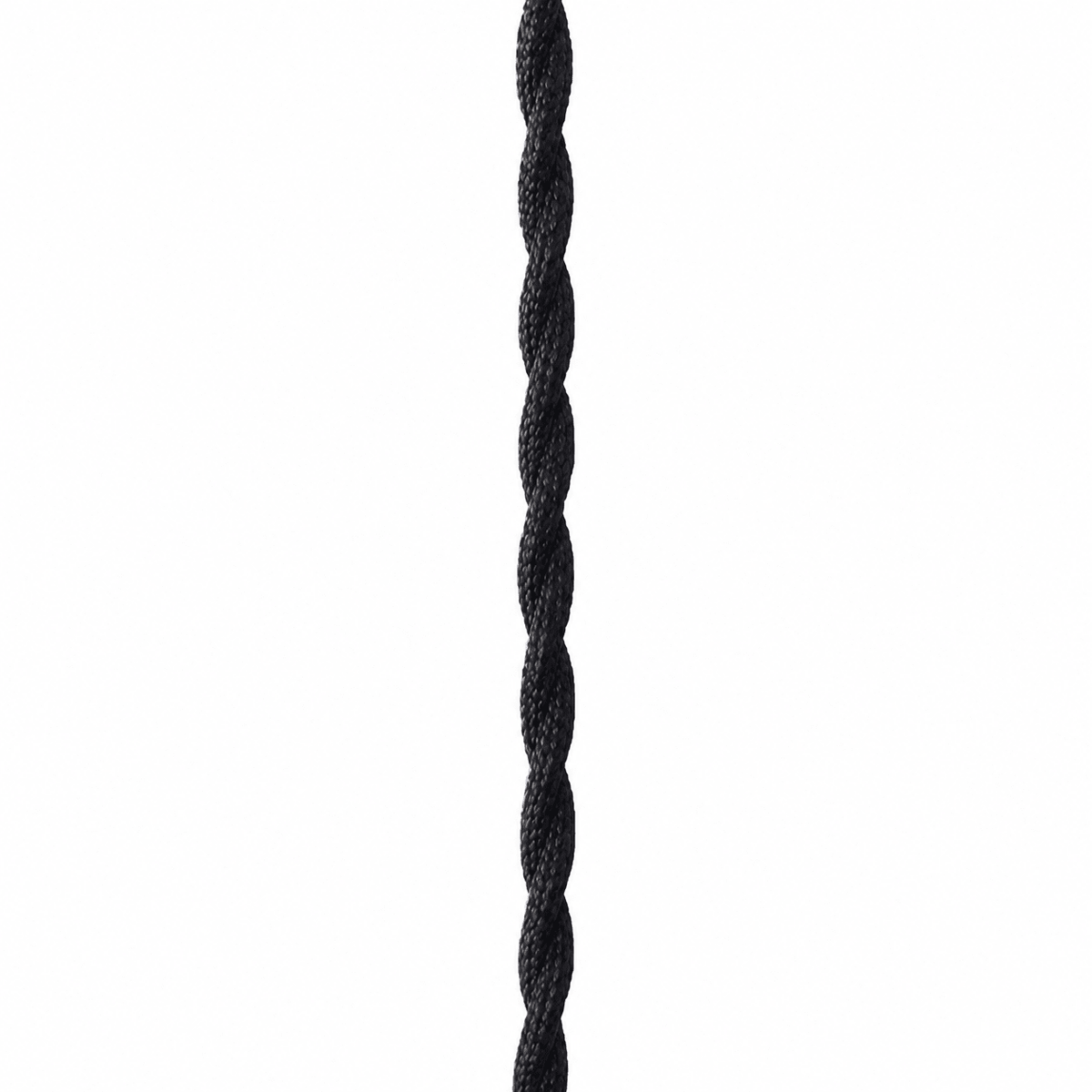 2 Core Twisted Cord Wire – Black Per Metre