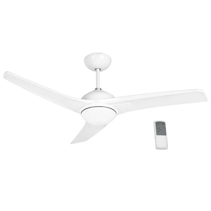3 Blade White Ceiling Fan with Remote