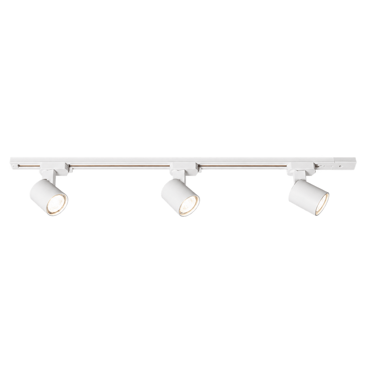 3 Light Track Light Kit — White, transparent background
