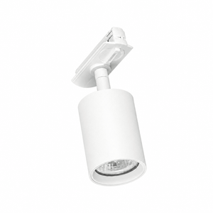 3 Wire GU10 Track Spotlight — White, white background