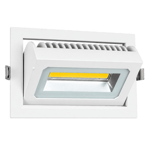 30W White LED Downlight Adjustable IP54, transparent background