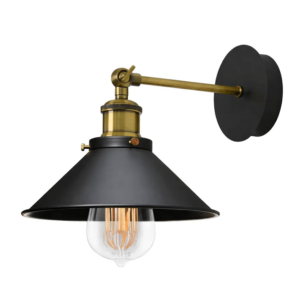 Rustic Black Wall Light