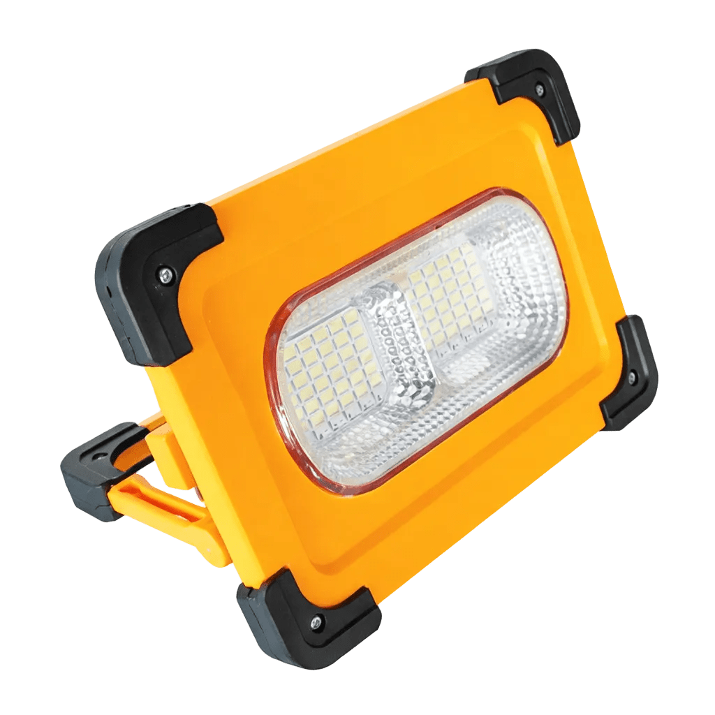 LED Work Light - Solar Rechargeable Portable Light - 15W