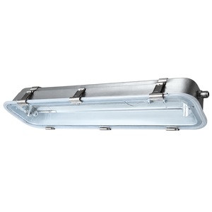 2-foot stainless-steel T8 fitting — transparent background, 1254 × 1254