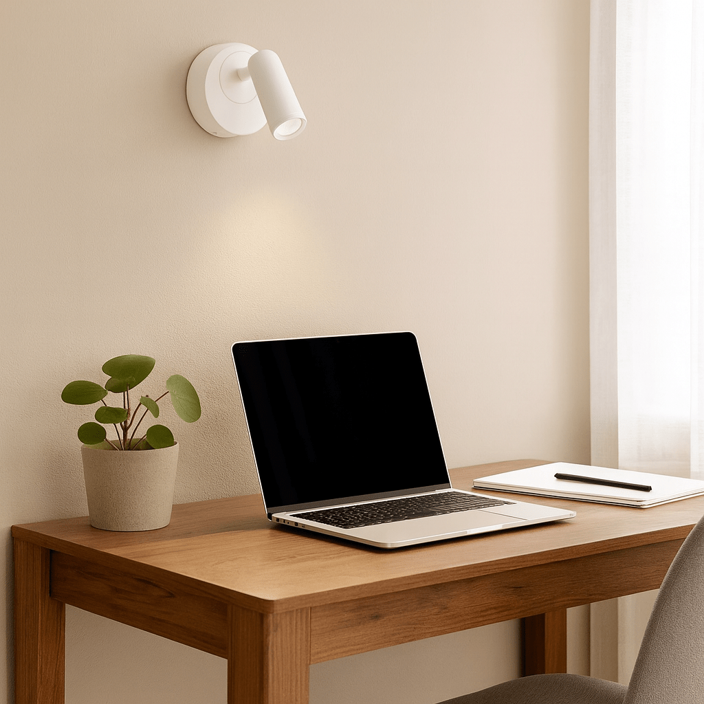 Hilton Sand White LED Wall Light