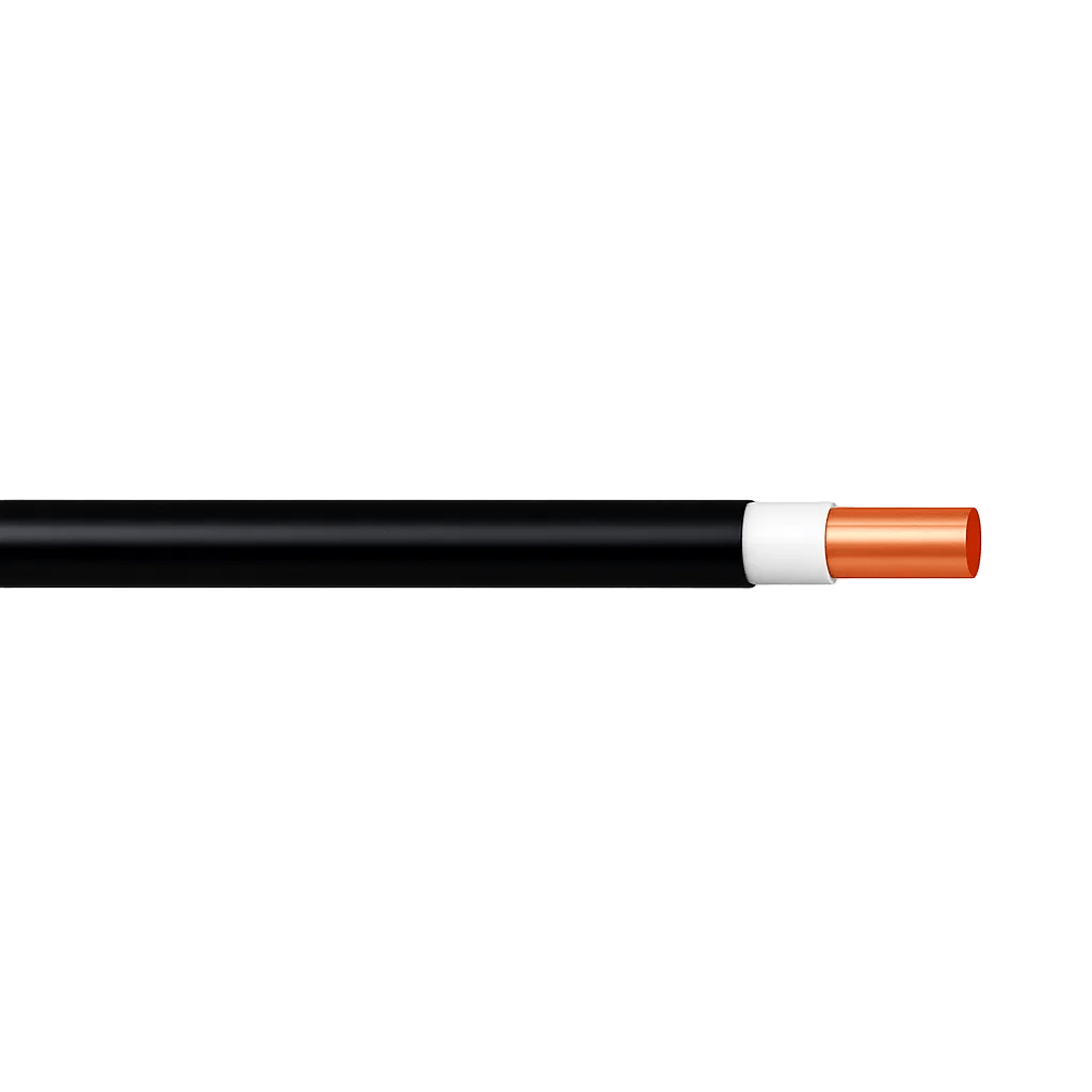 50mm Black Double Insulated 130A Power Cable - Flame Retardant