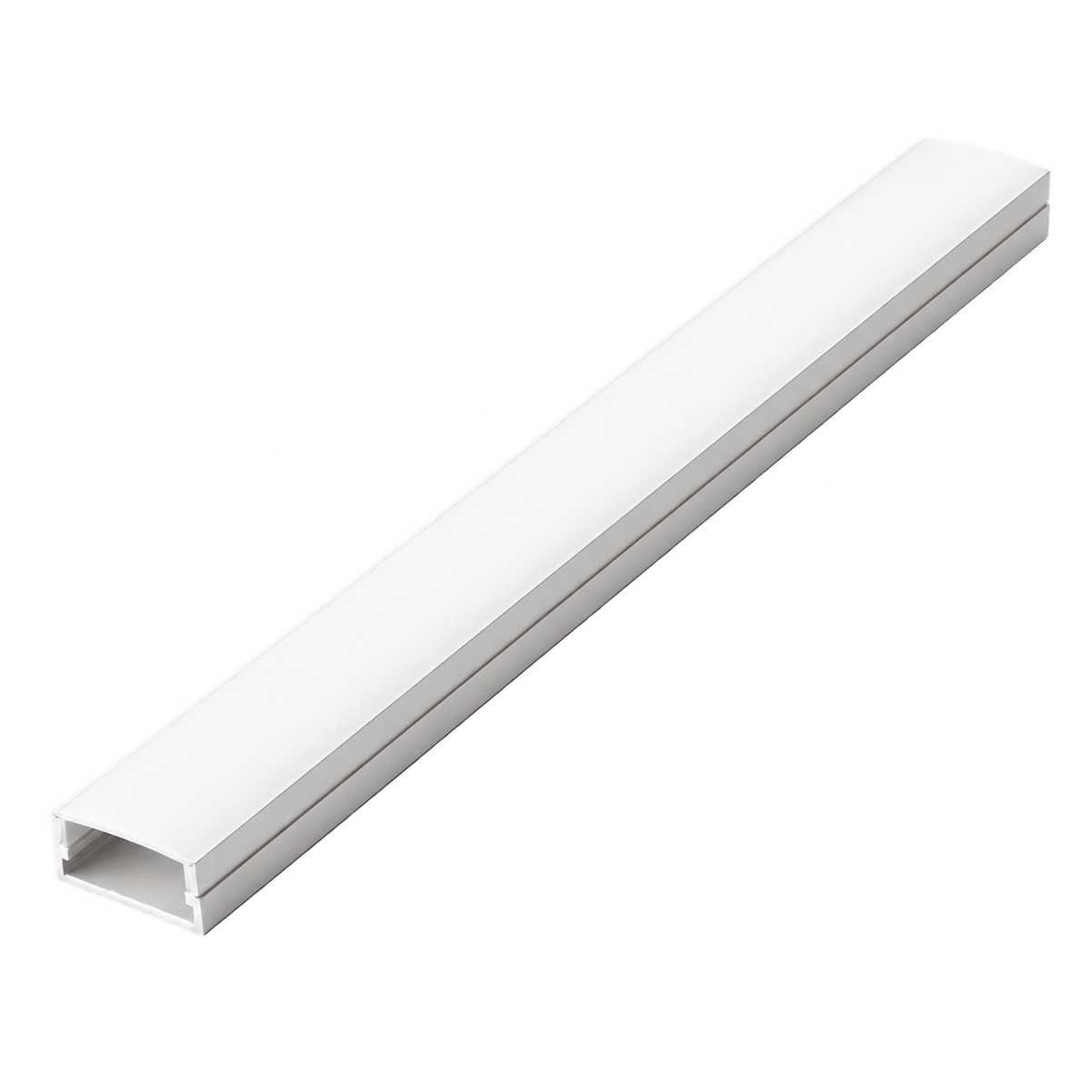LED Extrusion - A10 Profile Complete (3m) - transparent background, 1254×1254