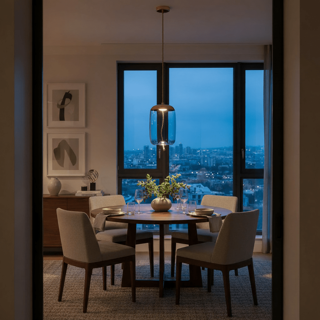 Blue Hive LED Pendant Light