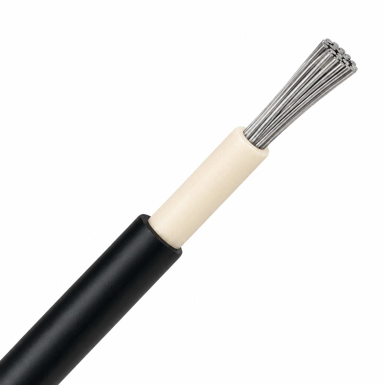 Black 5 Meter Solar Cable - 6mm