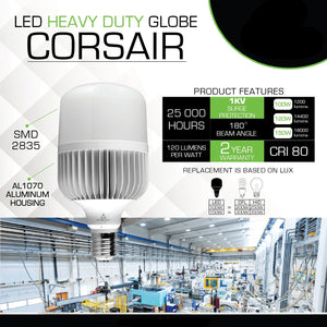 LED High Bay Lamp - E40 100W/150W Corsair - Future Light - LED Lights South Africa
