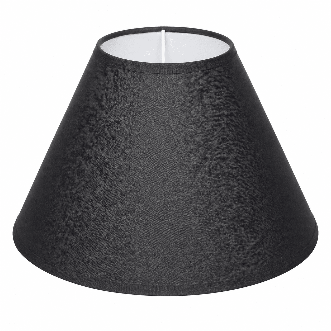 Black Fabric Barrel Lamp Shade