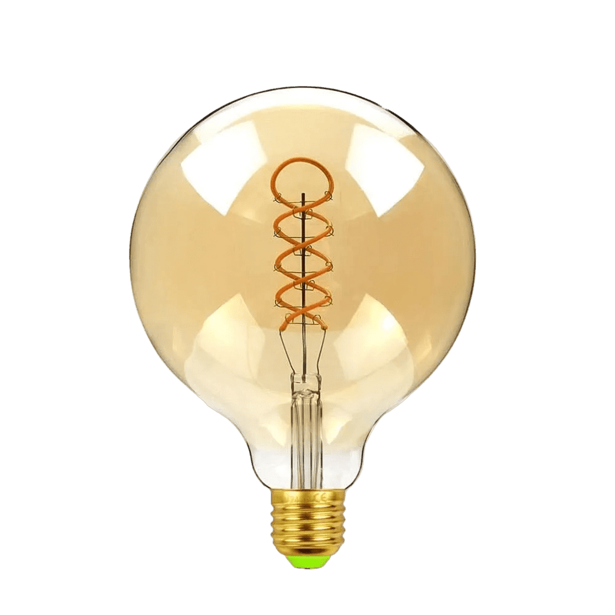 LED Bulb - Amber LED Filament Opalina G125 (Dimmable) — 1254 × 1254 transparent product image