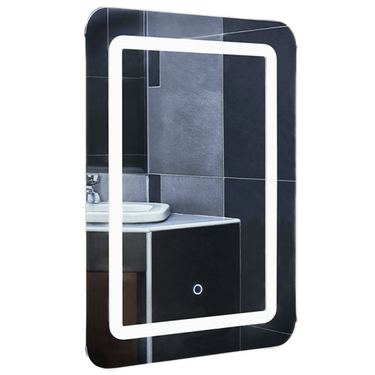 Rectangle LED Mirror — 1254 × 1254 transparent product image
