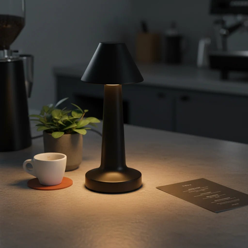 Molly Rechargeable Desk Lamp - Black