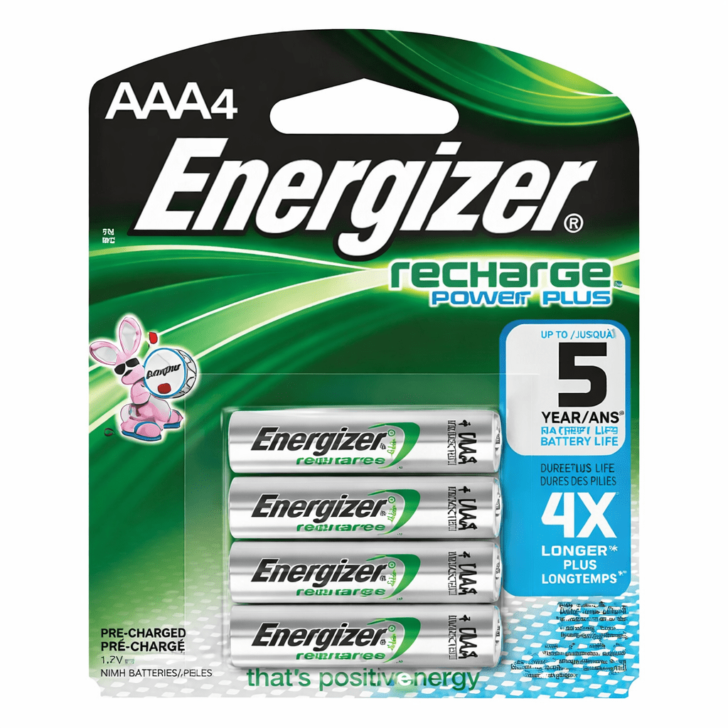 Rechargeable Batteries - AAA 4 Pack