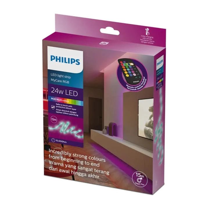 Philips MyCare Plug & Play RGB LED Striplight - 10 Meter