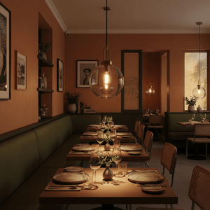 Truffle Antique Brass Pendant Light