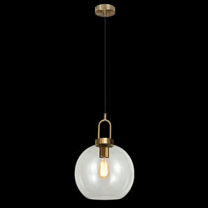 Truffle Antique Brass Pendant Light