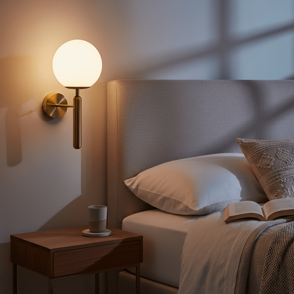 Fizz Pop Antique Brass Wall Light