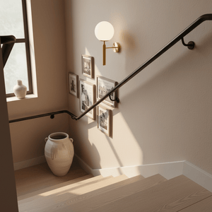 Fizz Pop Antique Brass Wall Light